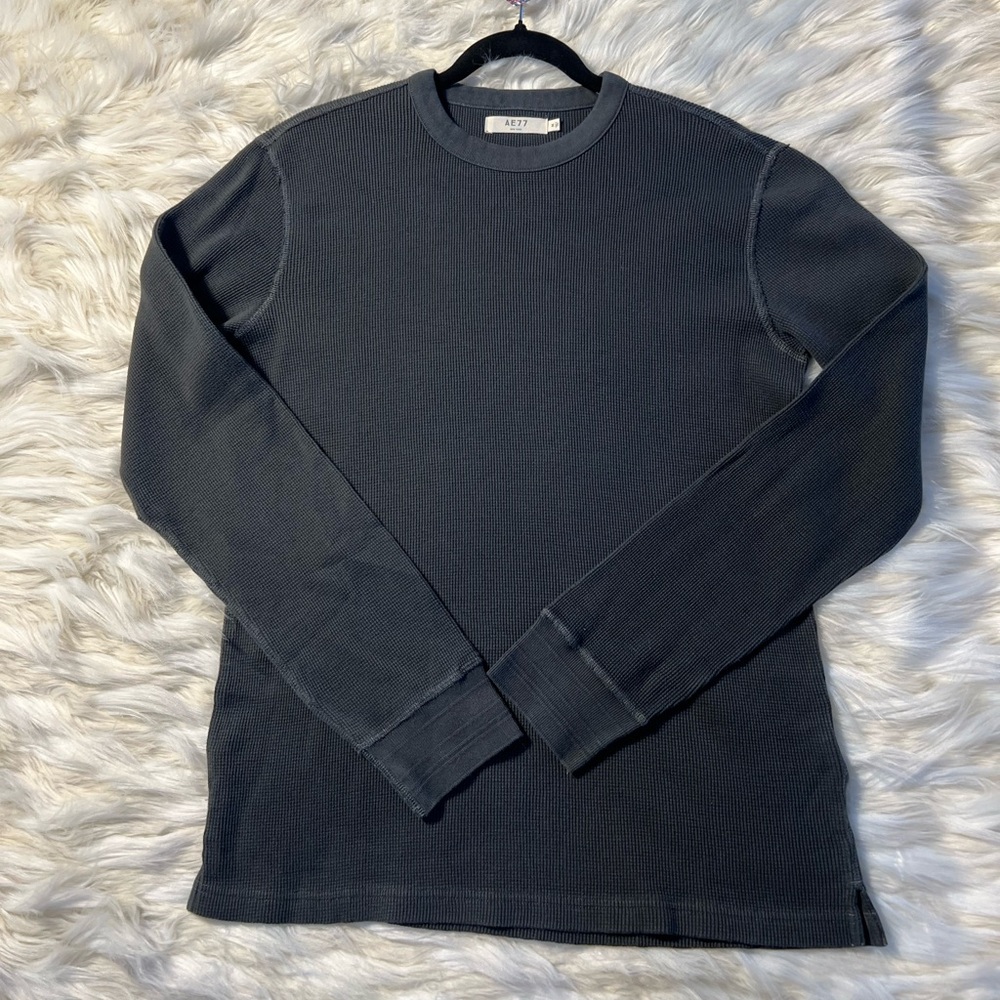 AE77 Premier Clothing, Waffle Long Sleeve, Size M